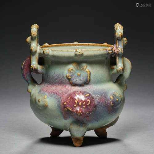 Song Dynasty, Jun kiln porcelain,Incense Burner