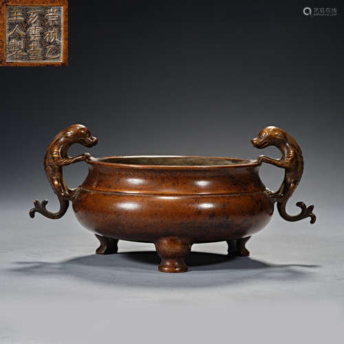 Ming and Qing Dynasties, Copper Incense Burner