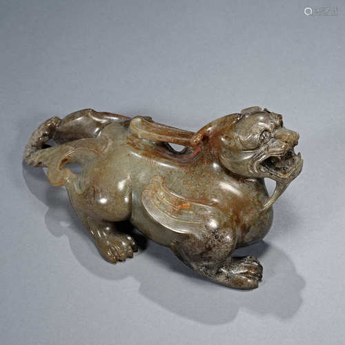 Han Dynasty, Hetian jade, Jade Beast