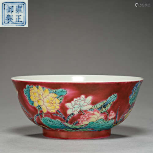 Qing Dynasty Famille Rose, Bowl