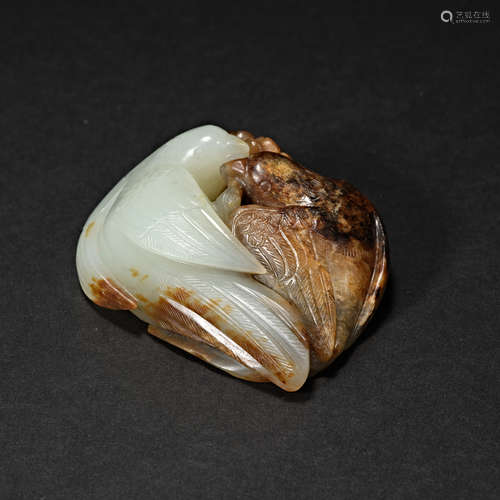 Qing Dynasty, Hetian Jade, Mandarin Duck