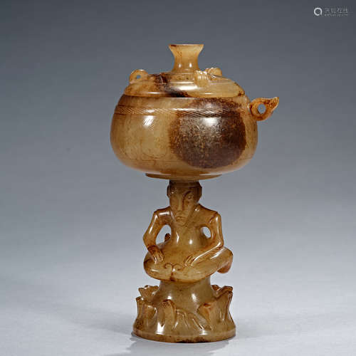 Han Dynasty,Hetian jade, Smoked Furnace