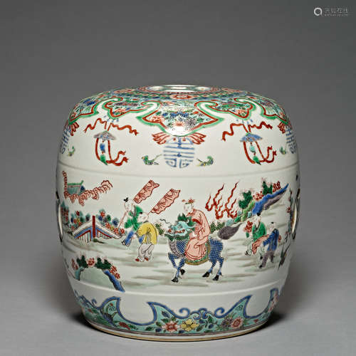 Ming and Qing Dynasties, colorful porcelain, Porcelain