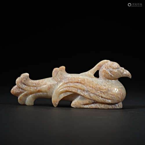 Han Dynasty, Hetian jade, Jade Beast