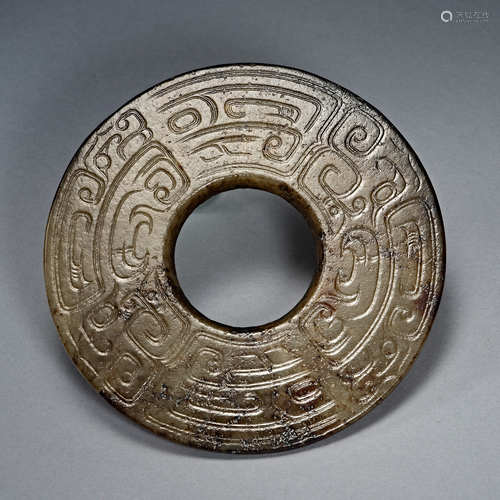 Han Dynasty,Hetian Jade,  Jade Ring