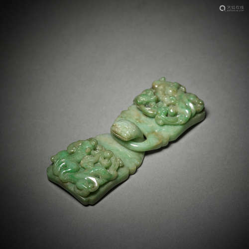 Qing Dynasty, Emerald, Hook