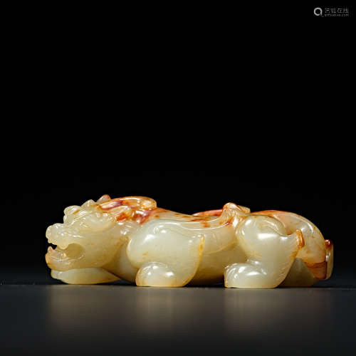 Han Dynasty, Hetian jade, Jade Beast