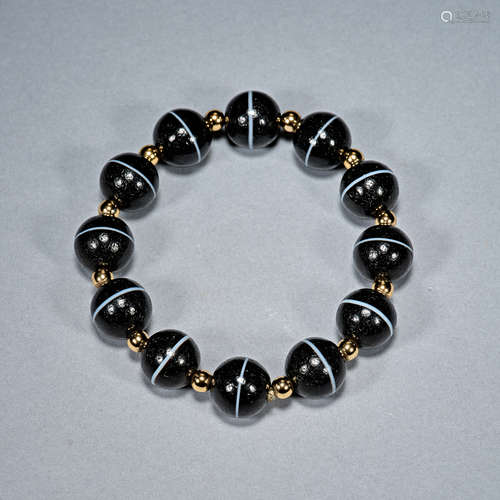 Tang Dynasty, agate beads