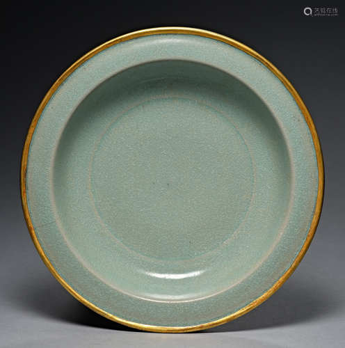 Song Dynasty, Ru Kiln porcelain, Plate