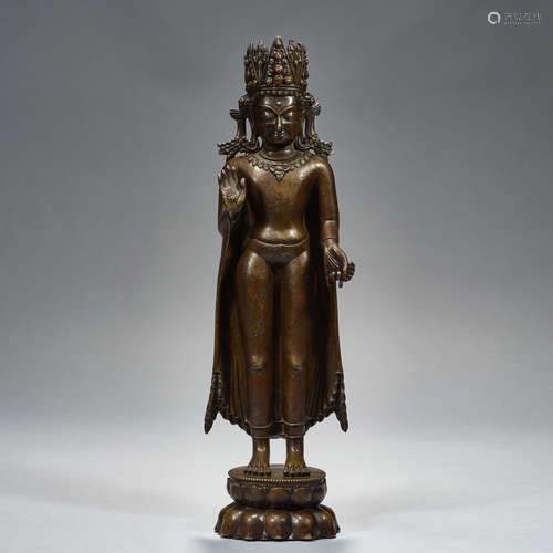 Ming Dynasty, Bronze Buddha Statue