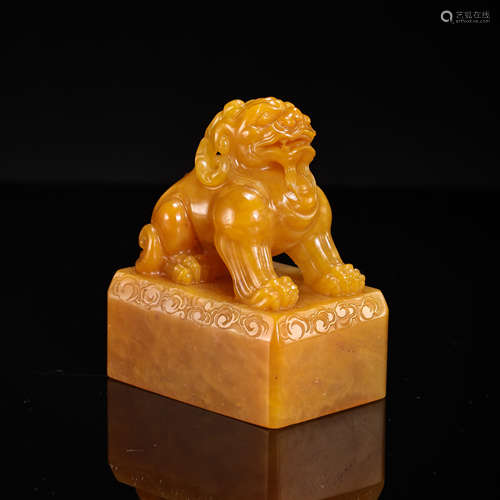 CHINESE QING DYNASTY TIAN HUANG STONE SEAL