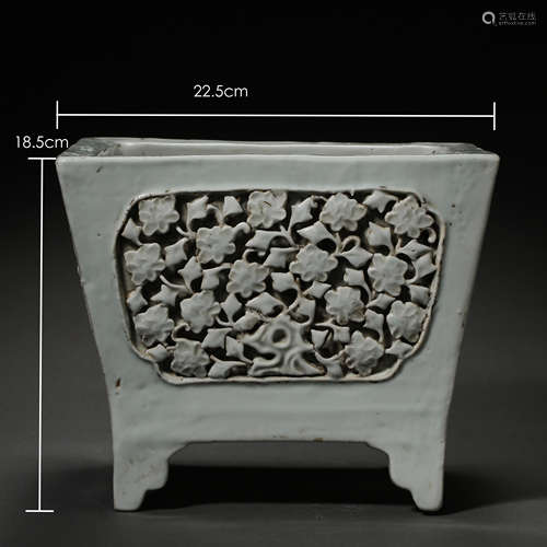 CHINESE YUAN DYNASTY SHU FU WARE SQUARE FURNACE