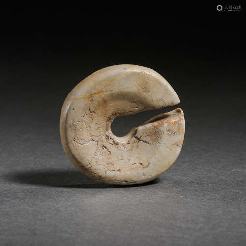 CHIKU PAI JADE BI, HONGSHAN CULTURE, CHINA  