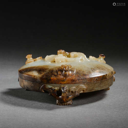 CHINESE HAN DYNASTY HETIAN JADE FURNACE  