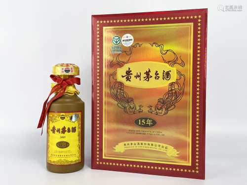 2005年 “15年”年份贵州茅台酒 375ml