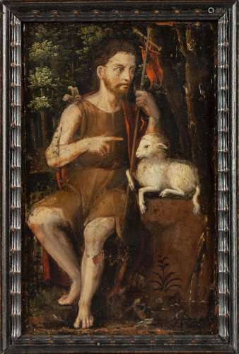 "San Giovanni" olio su tavola, sec.XV (parte di