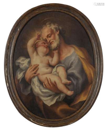 DOMENICO PIOLA (1628-1703)  "San Giuseppe con
