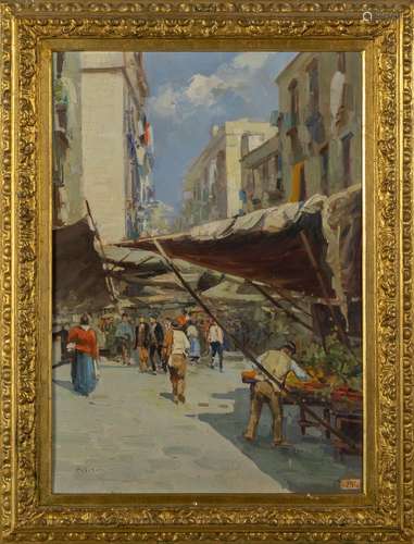 LAZZARO PASINI (1861-1949)  Veduta di