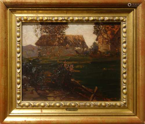 LAZZARO LUXARDO (1865-1949)  Paesaggio di