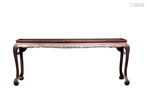 CHINESE ROSEWOOD TABLE, QING DYNASTY