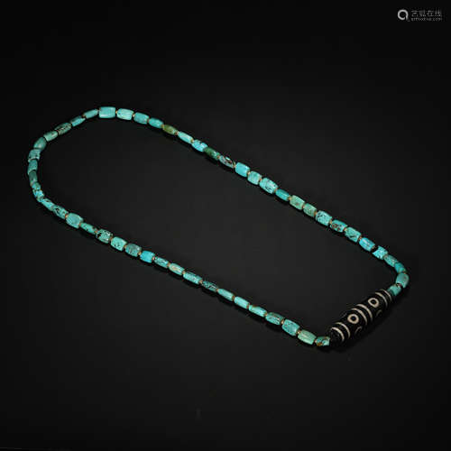 CHINESE SHANG DYNASTY TURQUOISE COLLAR