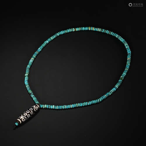 CHINESE SHANG DYNASTY TURQUOISE COLLAR