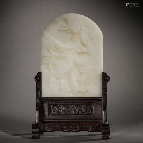 CHINESE INSERT SCREEN, QING DYNASTY