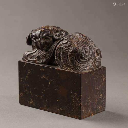 CHINESE SHOUSHAN STONE SEAL, QING DYNASTY