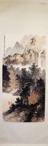 Fu Baoshi (1904-1965) Chinese Scroll Painting