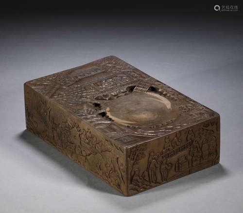 Stone inkstone in Qing Dynasty