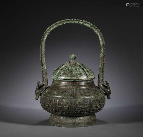 In the Shang and Zhou dynasties, the bronze lifting beam pot