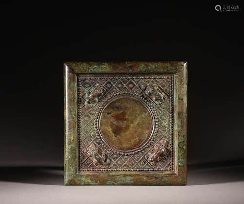 Ancient China, four directions animal pattern mirror