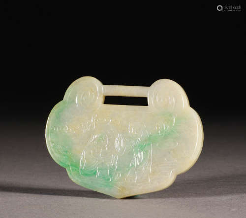 In the Qing Dynasty, jadeite was the hall's wealth and longe...