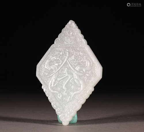 Hetian jade token in the Qing Dynasty