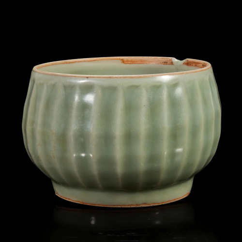 A Longquan celadon deep "Lotus" bowl Southern Song...