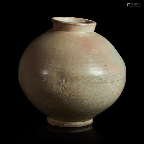 A large Korean "Moon" Vase