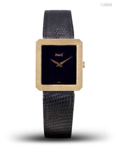 【Y】PIAGET  PROTOCOL, REF.9154, A YELLOW GOLD WRISTWATCH WITH...