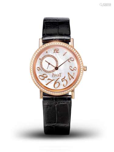 【Y】PIAGET  ALTIPLANO, REF.P10536, A PINK GOLD AND DIAMOND-SE...