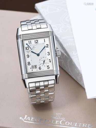 JAEGER-LECOULTRE  REVERSO, A STAINLESS STEEL BRACELET WATCH ...