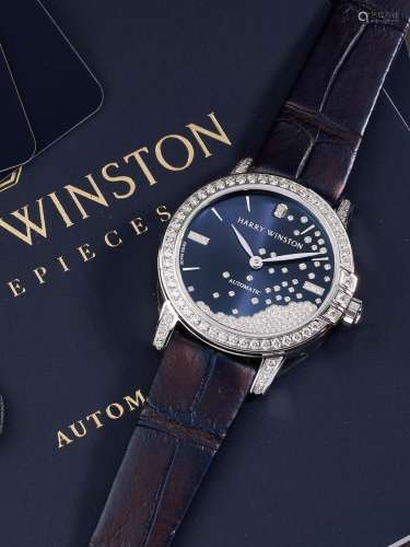 【Y】HARRY WINSTON  MIDNIGHT DIAMOND DROPS, A NEW OLD STOCK WH...