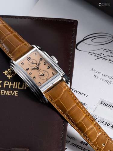 【Y】PATEK PHILIPPE  10-DAY TOURBILLON, REF.5101P, A FINE PLAT...