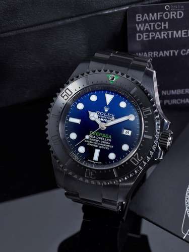 ROLEX, BAMFORD  SEA-DWELLER DEEPSEA D-BLUE, REF.126660, A ST...