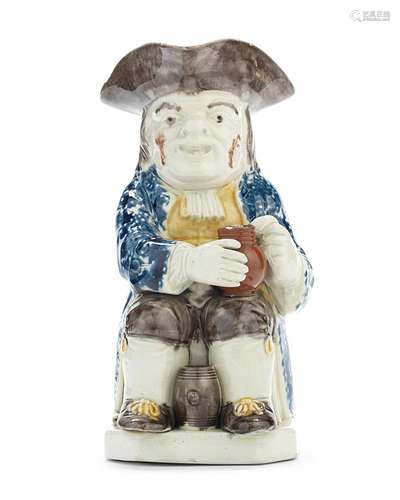 【*】A Wood Family Toby Jug, circa 1790