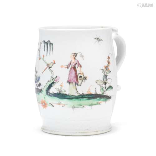 A Liverpool (William Reid) mug, circa 1756-59