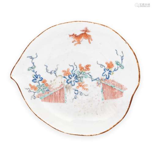 A Chelsea dish, circa 1752-55