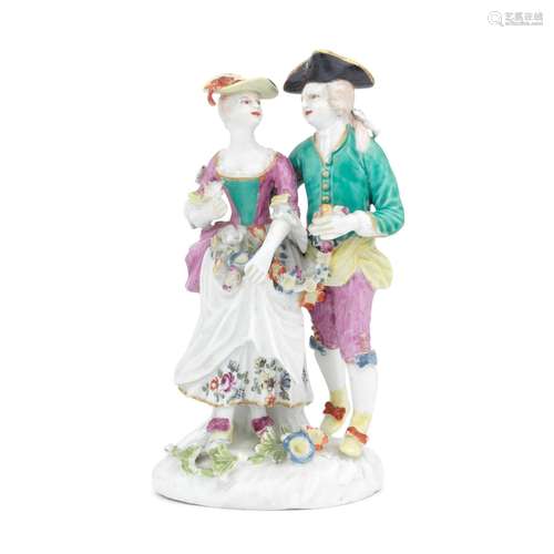 A Derby group of Lovers, circa 1762