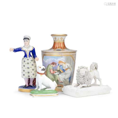 A group of Chamberlain, Worcester porcelains, circa 1800-35