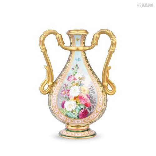 A Copeland vase by C F Hürten, circa 1885