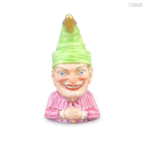 Mr Punch a good Royal Worcester candle extinguisher, dated 1...