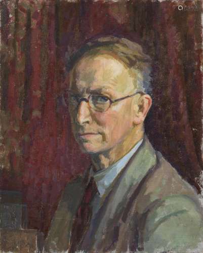 【AR】Henry Lamb (British, 1883-1960) Self-portrait 50.5 x 40....
